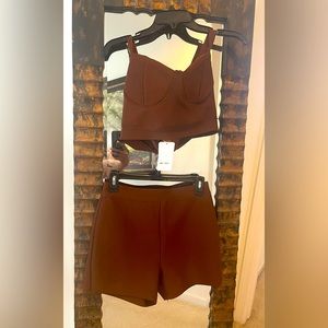 Chocolate 2 Pc short set